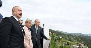 Liderlər Laçın şəhərində seyrəngahda oldular