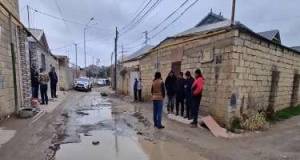 Bu ərazidə kanalizasiya xətti partladı: Yeni çəkilən yol sıradan çıxdı Xəbər şəkili