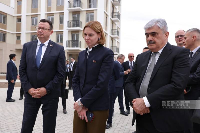 Natalya Petkeviç Ağdamda yaşayış komplekslərini ziyarət edib