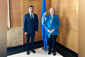 BMMT-nin Baş katibi Tatyana Valovaya ilə görüşüb