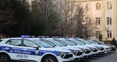 Naxçıvan polisinə yeni avtomobillər verildi - FOTO