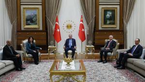 Prezident Ərdoğan DEM Partiyasının Nümayəndə Heyəti ilə Görüşdü