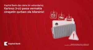 Kartınızı heç kimə verməyin: pulunuzu itirə, cinayətin qurbanı ola bilərsiniz Xəbər şəkili