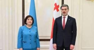 Gürcüstan Prezidenti Milli Məclisdə oldu