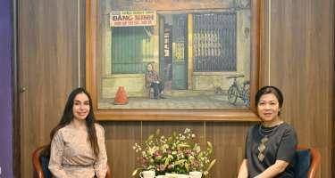 Leyla Əliyeva No Fon Li ilə görüşüb -FOTO