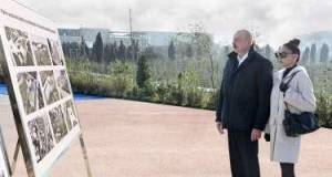 İlham Əliyev yeni parkın açılışında iştirak etdi Xəbər şəkili