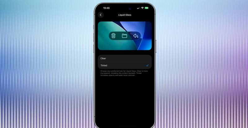 Apple Liquid Glass Effektinin Şəffaflığını Tənzimləyən Yeni Düymə Əlavə Etdi