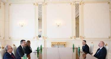 İlham Əliyev Okay Məmişi qəbul etdi