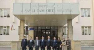 Nazir Milli Qəhrəman Natiq Qasımov adına Mingəçevir məktəbində oldu Xəbər şəkili