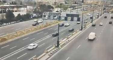 Bakıda tunelə "uçan" maşının sürücüsünün FOTOSU