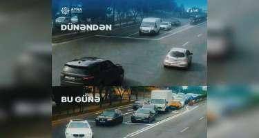 Bu ərazidə yeni hərəkət zolağı yaradıldı