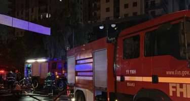 ​Bakıda məktəbdə yanğın başladı
