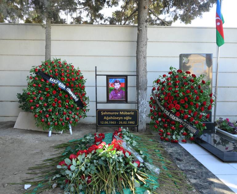 Birinci Qarabağ müharibəsinin itkin şəhidi Mübariz Şahmurov dəfn olunub