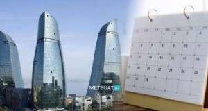 4 gün ardıcıl iş olmayacaq - Tarixlər Xəbər şəkili