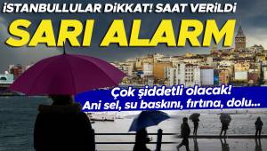 Meteorologiyadan İstanbul üçün Təcili Sarı Kod Xəbərdarlığı: Professor Şen Sel Təhlükəsi Barədə Saat Verdi Xəbər şəkili