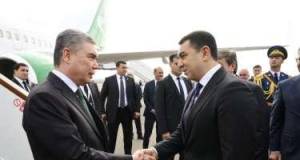 Türkmənistan Xalq Məsləhətinin sədri Azərbaycana gəldi Xəbər şəkili