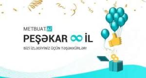 “​Metbuat.az” 8 yaşında! Xəbər şəkili