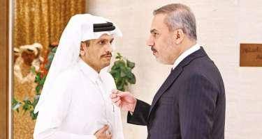 Hakan Fidan və Qətərin Baş naziri Suriyadakı vəziyyəti müzakirə etdi