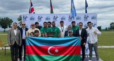 Azərbaycan millisi ilk dəfə Avropa çempionu oldu - FOTO