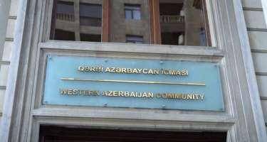Qərbi Azərbaycan İcması bəyanat yaydı