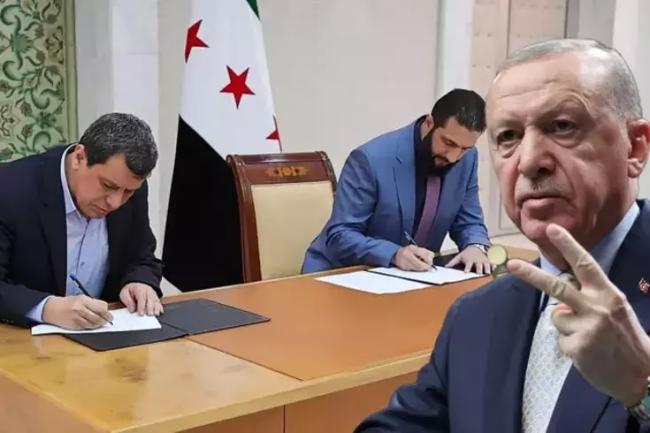 Prezident Ərdoğanın xəbərdarlığından sonra SDG Dəməşq administrasiyası ilə razılaşdı Xəbər şəkili