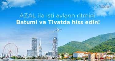 AZAL iki kurort şəhərinə uçuşlara başlayır