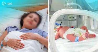 Metroda dünyaya gələn uşaq və ananın fotosu