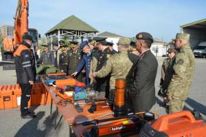 Hərbi İdarəetmə İnstitutunun dinləyiciləri Mülki müdafiə qoşunlarında olublar Xəbər şəkili