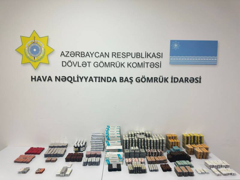 Psixotrop maddələrin olduğu xeyli miqdarda dərman vasitələri aşkar edilib (FOTO)