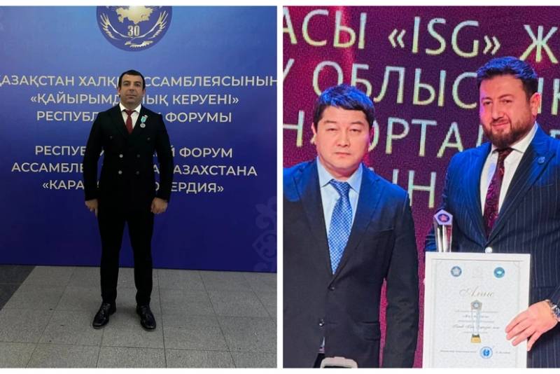 Qazaxıstan prezidenti iki azərbaycanlını təltif edib