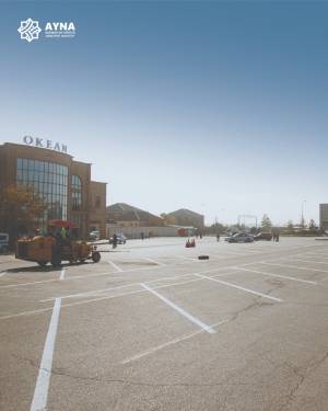 Sumqayıtın bu ərazisində yeni parklanma yerləri yaradılıb Xəbər şəkili