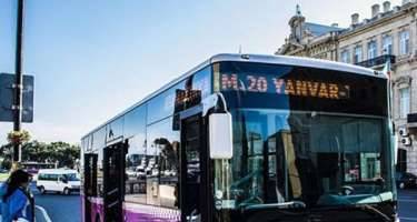 Bakıda avtomobil avtobusa çırpıldı
