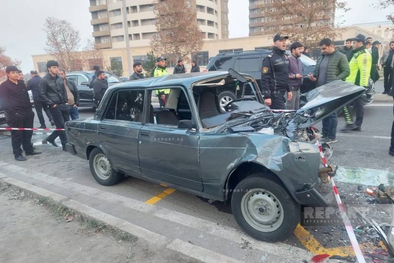 Gəncədə minik avtomobili avtobusa çırpılıb, ölən və xəsarət alanlar var - YENİLƏNİB