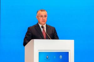 Səhiyyə naziri TDT Tibb bacısı və Mamalıq sahələri üzrə I Beynəlxalq elmi-praktik konfransında çıxış edib (FOTO) Xəbər şəkili