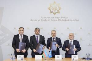 Azərbaycanla BƏT arasında “2025-2029-cu illər üçün Layiqli Əmək üzrə Ölkə Proqramı” imzalanıb (FOTO) Xəbər şəkili