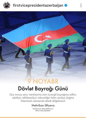 Mehriban Əliyeva paylaşım etdi - FOTO