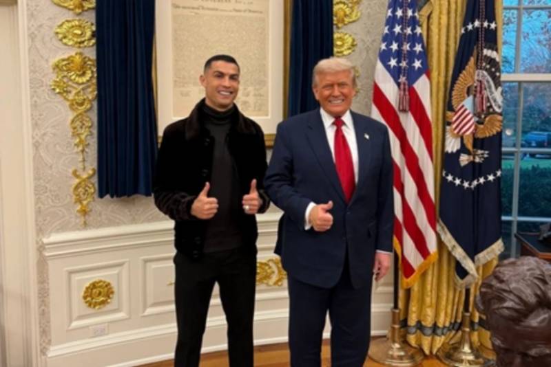 Donald Tramp və Kriştianu Ronaldu arasında görüşün videosu yayımlanıb