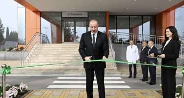 İlham Əliyev açılışda iştirak etdi