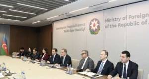 Ceyhun Bayramov Alison Hukeri qəbul etdi Xəbər şəkili