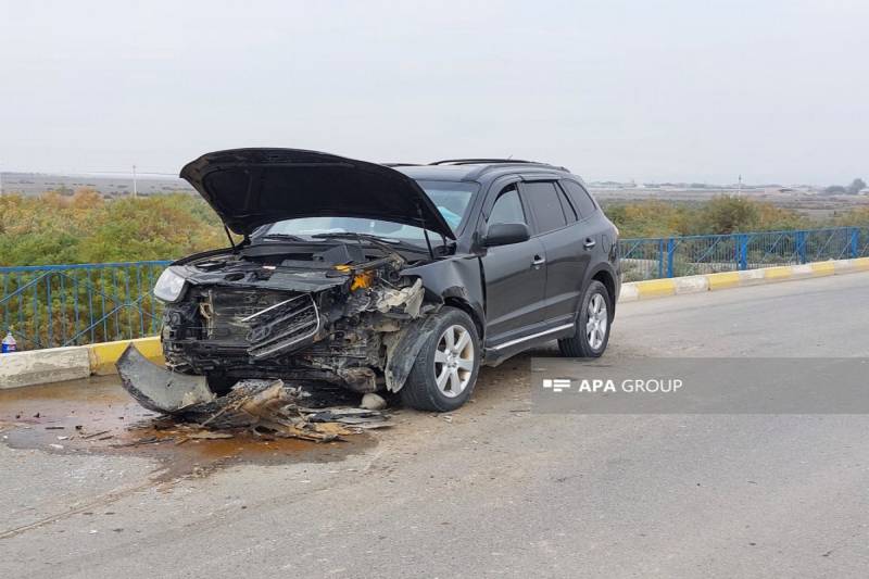 Suraxanıda qəza olub - VİDEO