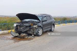 Suraxanıda qəza olub - VİDEO