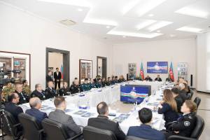 DTX Akademiyasında “Zəfər Günü” və “Konstitusiya və Suverenlik İli”nə həsr olunmuş konfrans keçirilib Xəbər şəkili