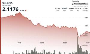 Kripto Bazarından Daha Çox Zərər: SUI Tokeni İnstitusional Satışların Təsiri İlə 9% Ucuzlaşdı Xəbər şəkili