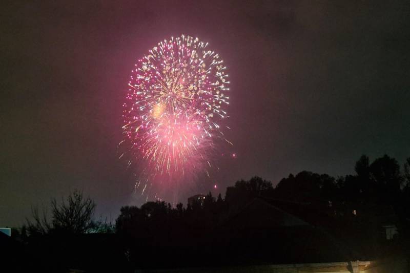 Xankəndidə Zəfər atəşfəşanlığı olub