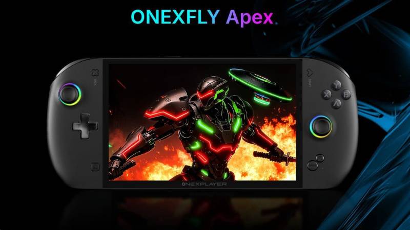 OneXFly Apex Əl Oyun Konsolu Təqdim Edildi: 120 Hz Ekran, Maye Soyutma və 128 GB RAM ilə Ən Güclü Performans