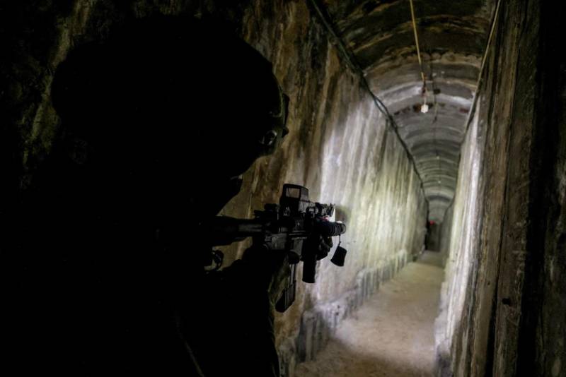 İsrail ordusu Qəzza zolağında 7 kilometr uzunluğunda tunel aşkar edib