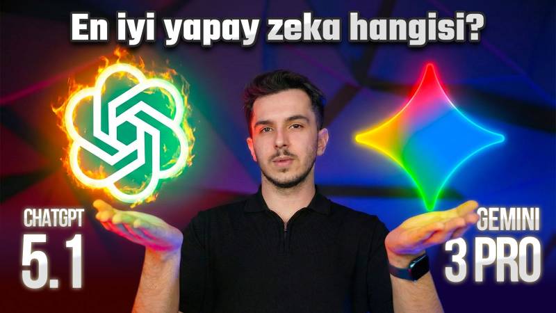 Süni Zəka Müsabiqəsi: ChatGPT 5.1 yoxsa Gemini 3 Pro? Vizual, Kod və Böyük Məlumat Testlərinin Nəticələri