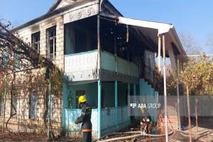 Ağdamda yaşayış evi yanıb - FOTO - YENİLƏNİB Xəbər şəkili