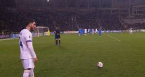 Azərbaycan-Fransa matçında maraqlı anlar -VİDEO Xəbər şəkili