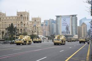 Bakıda hərbi parada hazırlıq keçirilib (FOTO) (YENİLƏNİB) Xəbər şəkili